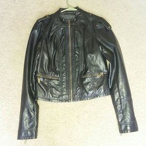Faux Leather Jacket